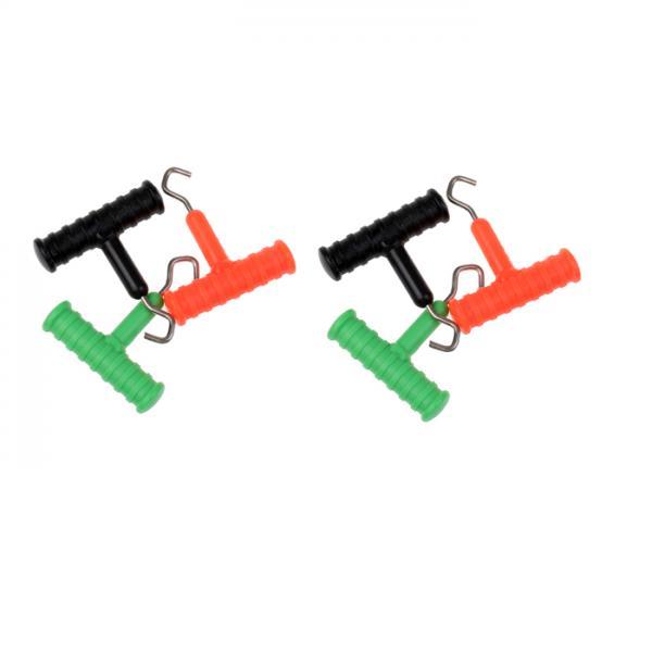 6Pcs Knot Rig Puller Knot Tester Tightener Hair Rig Tool Carp Fishing Terminal Tackle for Hair Rig