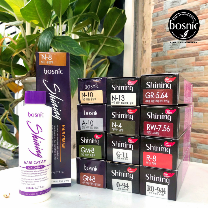 GR5.64 - NHUỘM THẢO DƯỢC MÀU THỜI TRANG BOSNIC 150ML