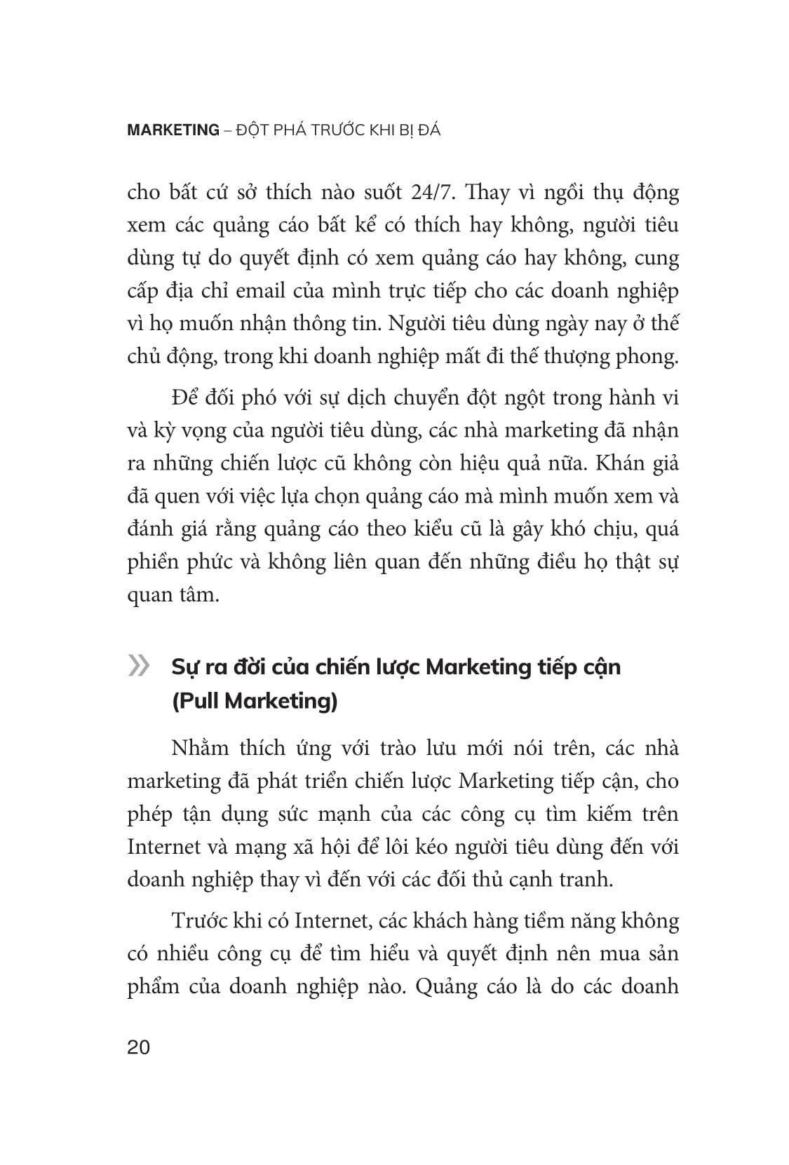 Marketing - Đột Phá Trước Khi Bị Đá