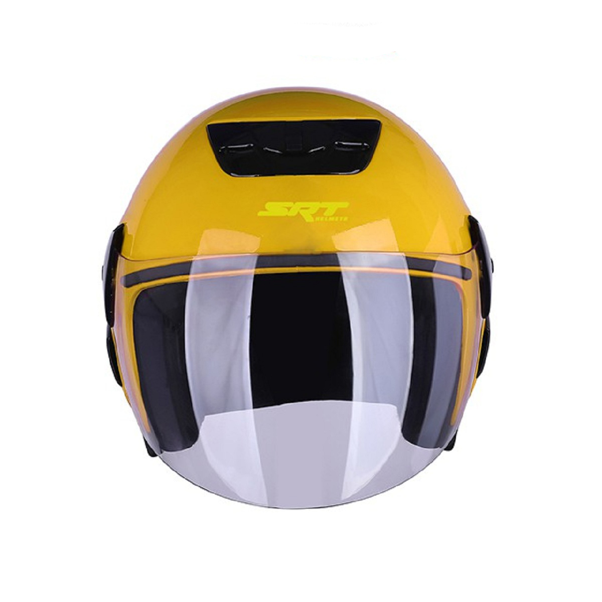 Mũ bảo hiểm 3/4 SRT A19K Vàng - thiết kế thể thao, chất liệu nhựa ABS siêu bền