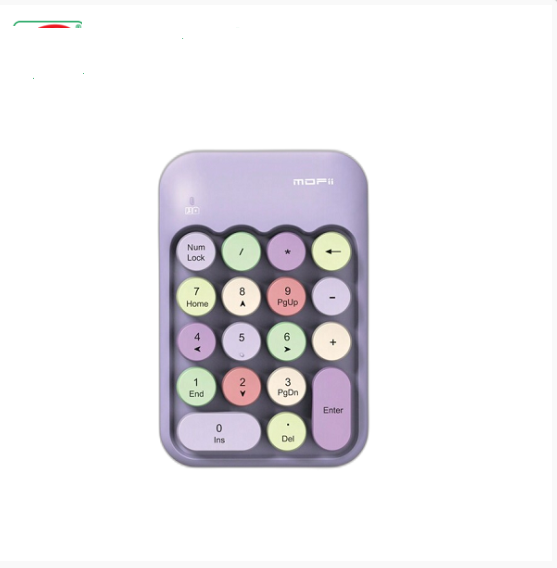 Bàn Phím Số Không Dây Mofii X910 Màu Tím - Hàng Chính Hãng