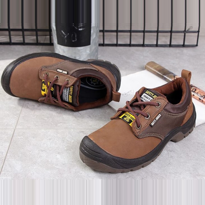 Giày Bảo Hộ Lao Động Safety Jogger Sahara, Da Chất Lượng Cao, Đế PU, Chống Đâm Xuyên, Va Đập Mạnh