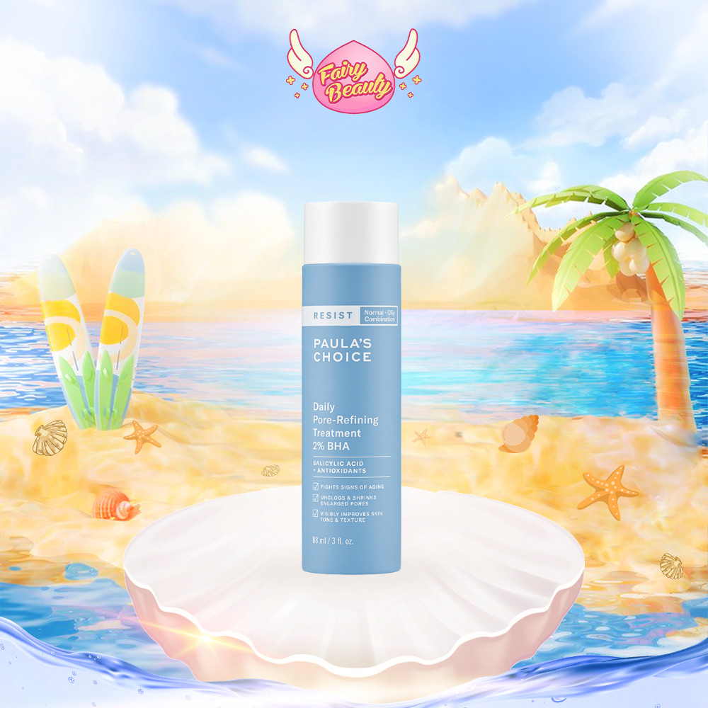 BHA Se Khít Lỗ Chân Lông Cho Da Dầu Lão Hóa Paula's  Resist Daily Pore Refining Treatment 2% BHA