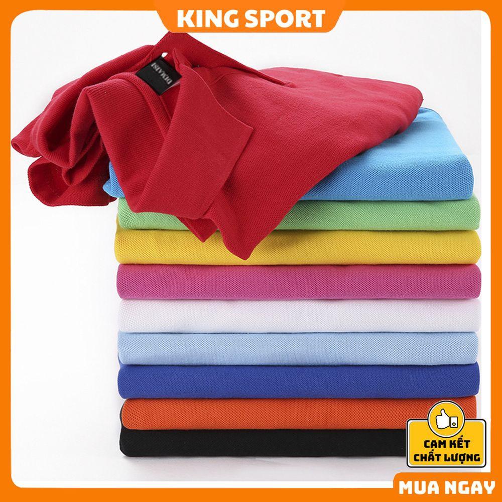 Áo polo nam unisex vải poly thái 4 chiều mềm mịn thoáng mát KING SPORT Áo phông nam nữ có cổ hàng chính hãng