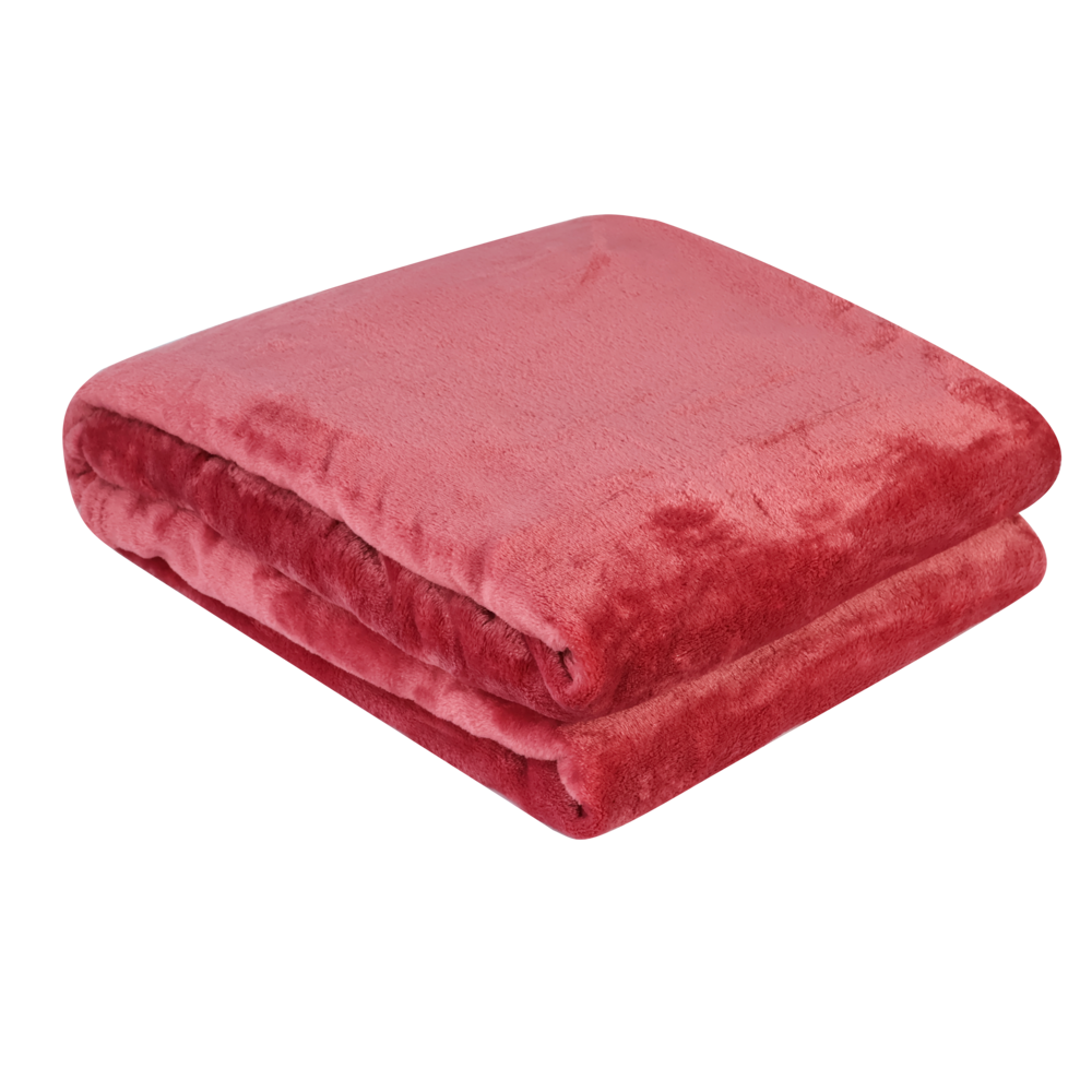 Mền tuyết NIN - màu Ruby Wine 1m3x2m, 1m6x2m 100% Microfiber, chăn hè cao cấp, chăn lông tuyết nhung kiểu dáng Hàn Quốc