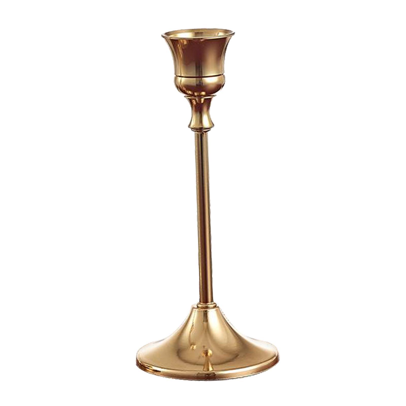 Metal Candle Stick Holders Stand for Wedding Party Home Office Decor S