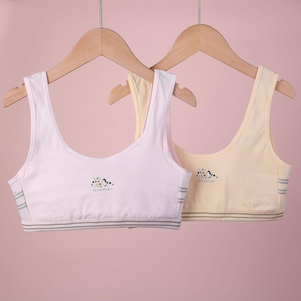 Áo Lót Cho Bé Gái Cotton cao cấp Bra size đại cho nữ sinh 35-50kg