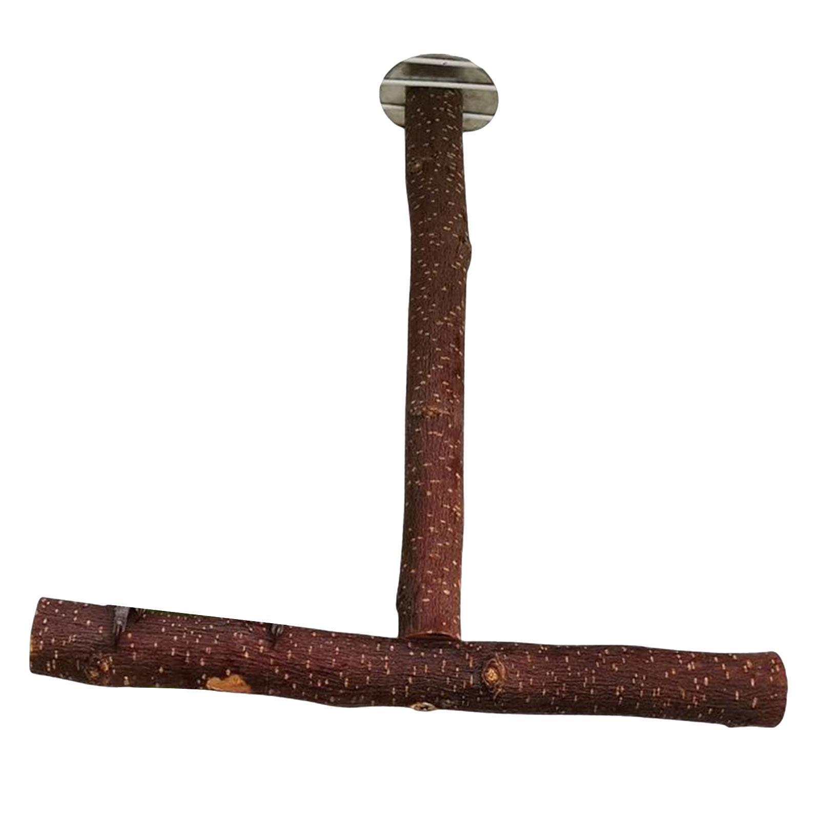 Pet Parrot Perch Bird Stand Wooden Parrot Perch Stand for Cockatiel Parakeet