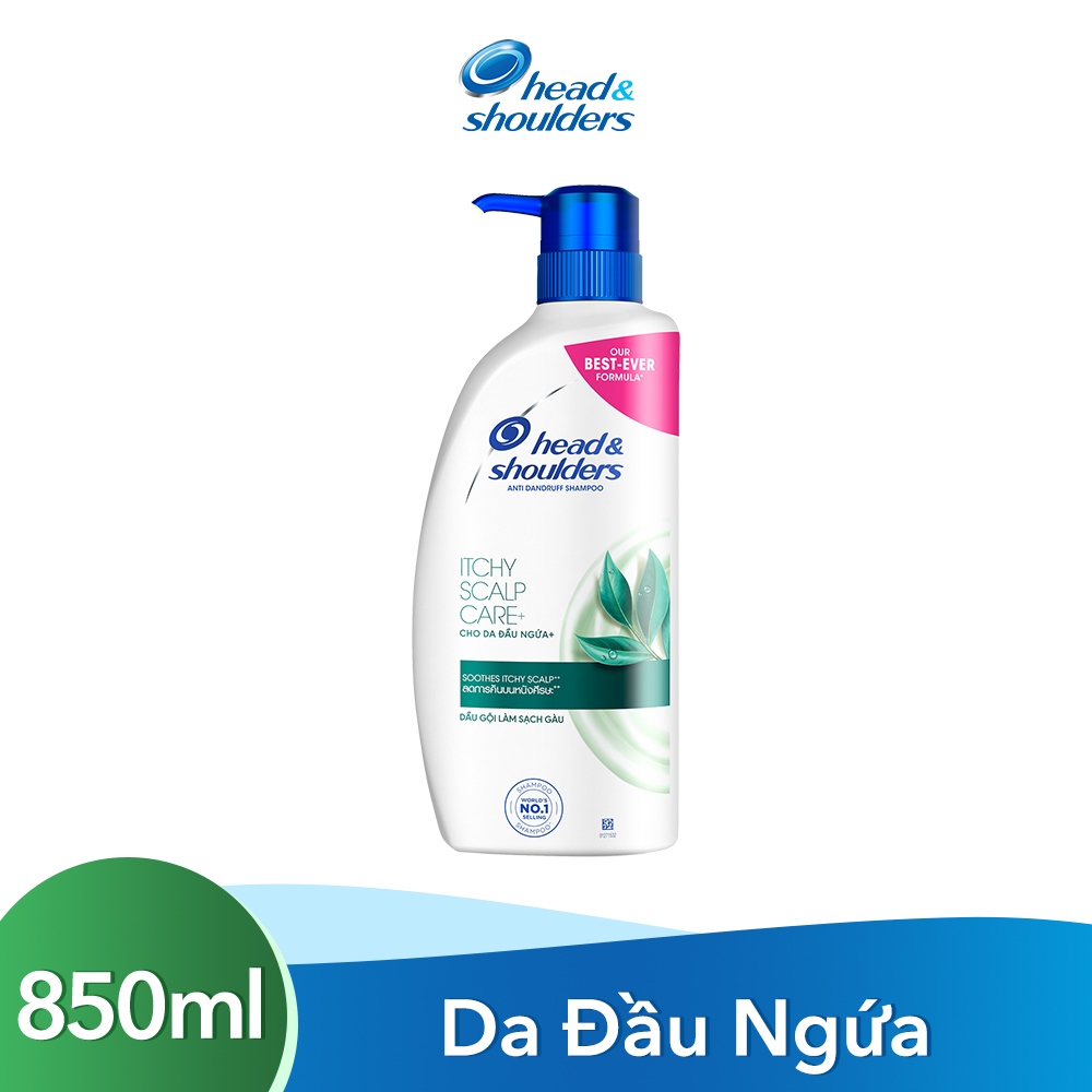 Dầu Gội Head &amp; Shoulder Da Đầu Ngứa 850ml