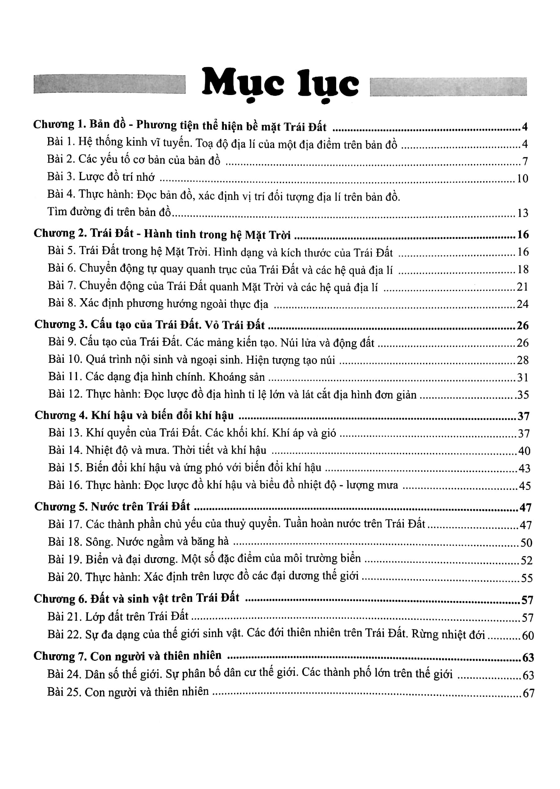 Phát Triển Năng Lực Địa Lí 6