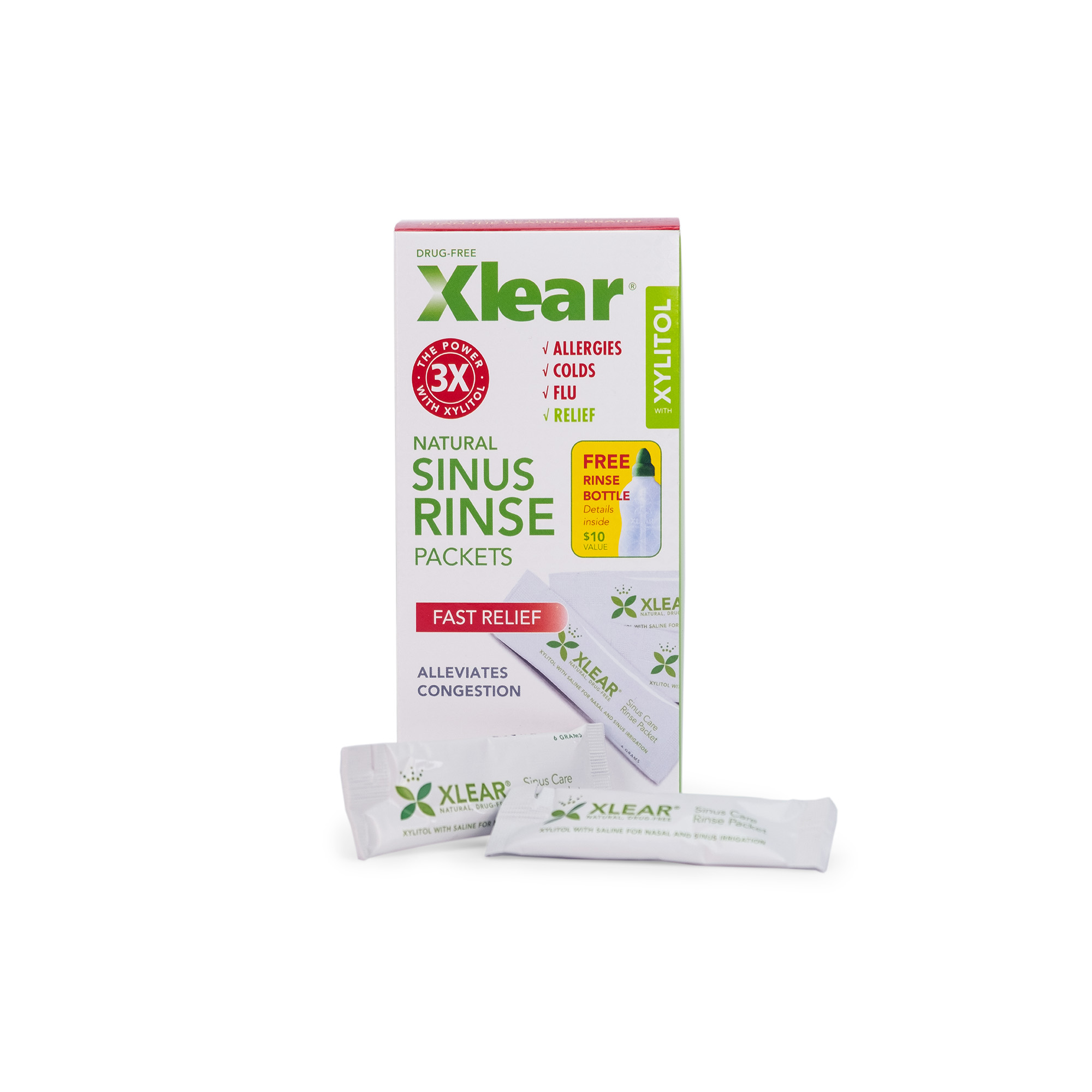 [XYLITOL] Gói hỗn hợp pha dung dịch rửa mũi xoang Xlear