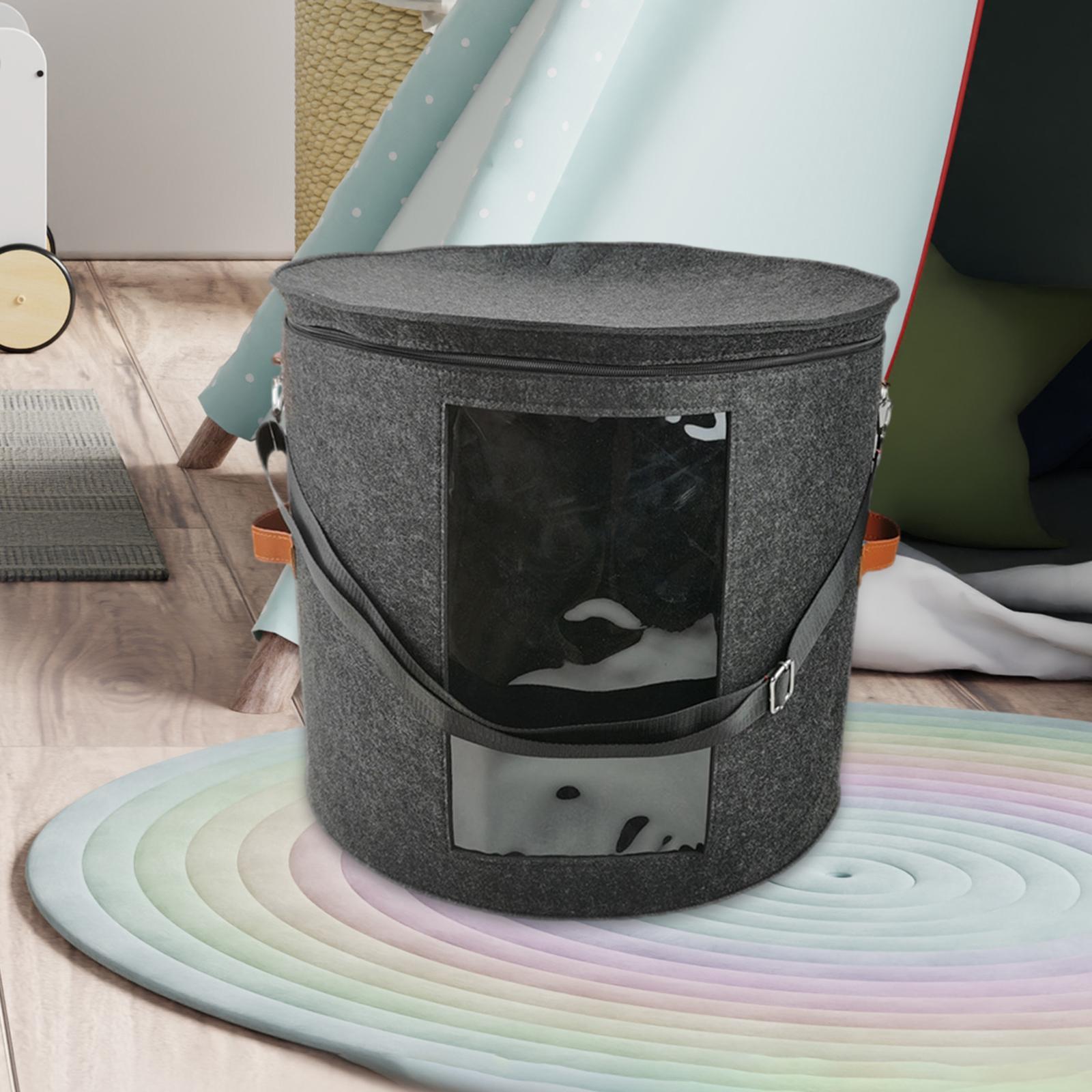 Storage Bucket Folding Hat Storage Organizer for Nursery Office Kitchen