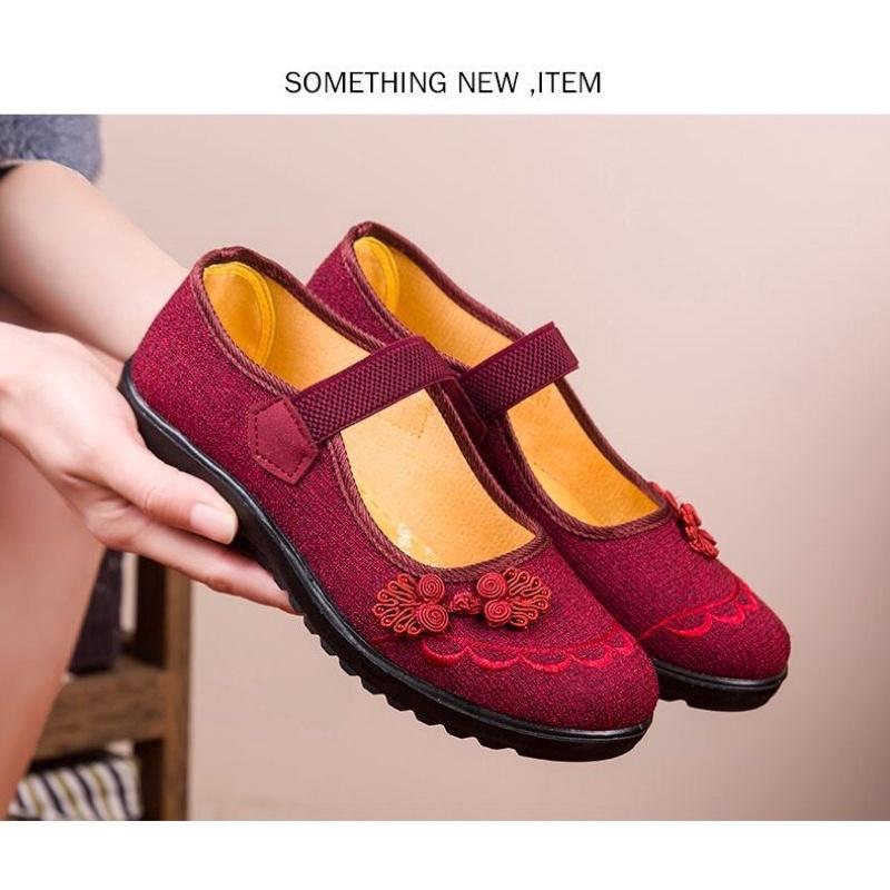 Giày bệt nữ trung niên, giày lười slipon cho bà cho mẹ