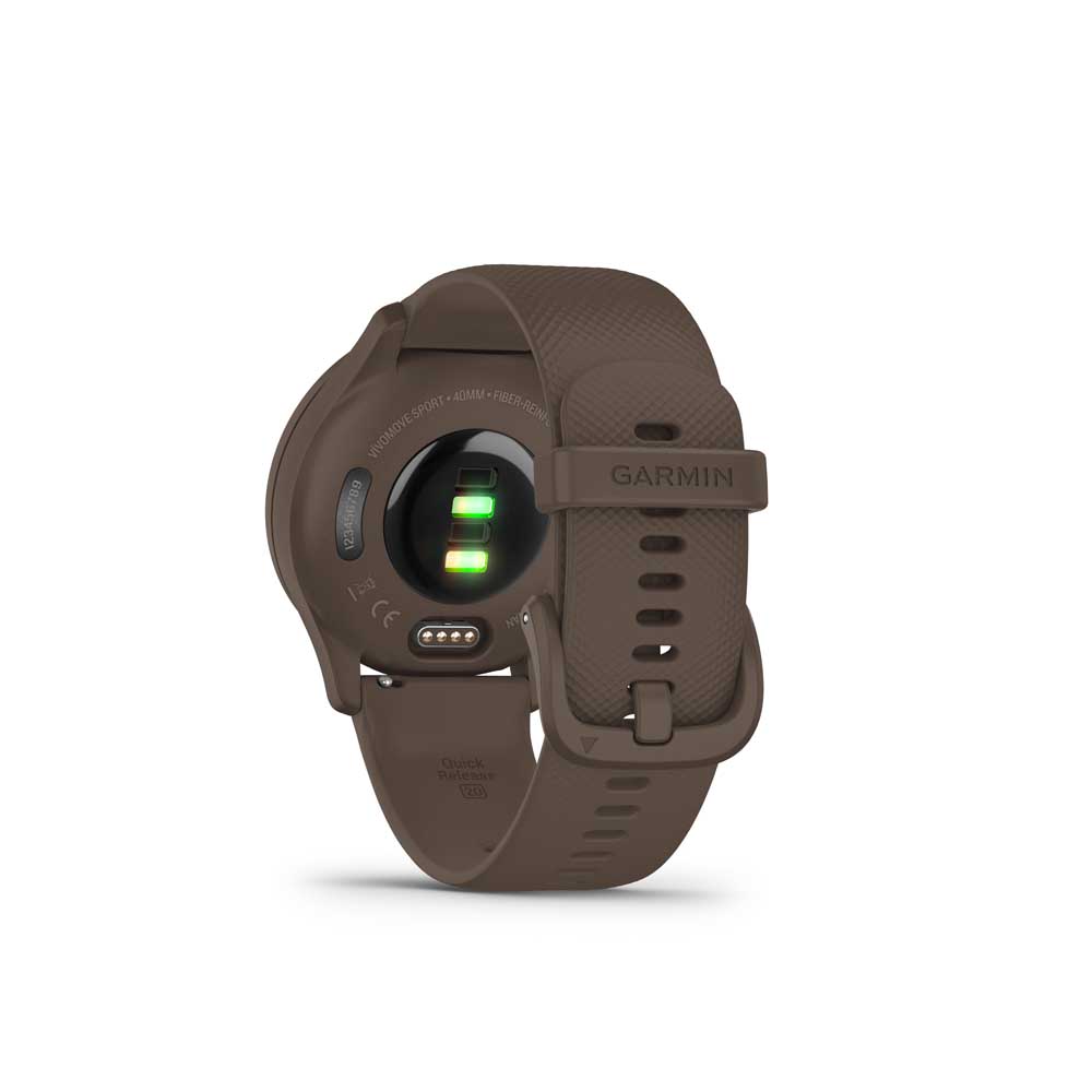 Đồng Hồ Thông Minh Garmin vívomove Sport (Black/Ivory/Cocoa/Cool mint) - Hàng Chính Hãng