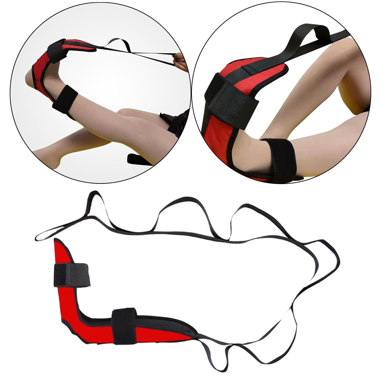 Yoga Stretch Strap, Calf Pull Belt for Plantar Fasciitis Relief Ankle Stretcher Hamstring Stretching Strap Tendonitis Stretcher for Physical Therapy