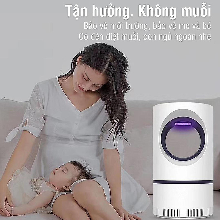 Đèn Bắt Muỗi Quang Điện Tử Đèn Diệt Muỗi Cho Mẹ Bầu Và Bé Sử Dụng Chân Sạc USB