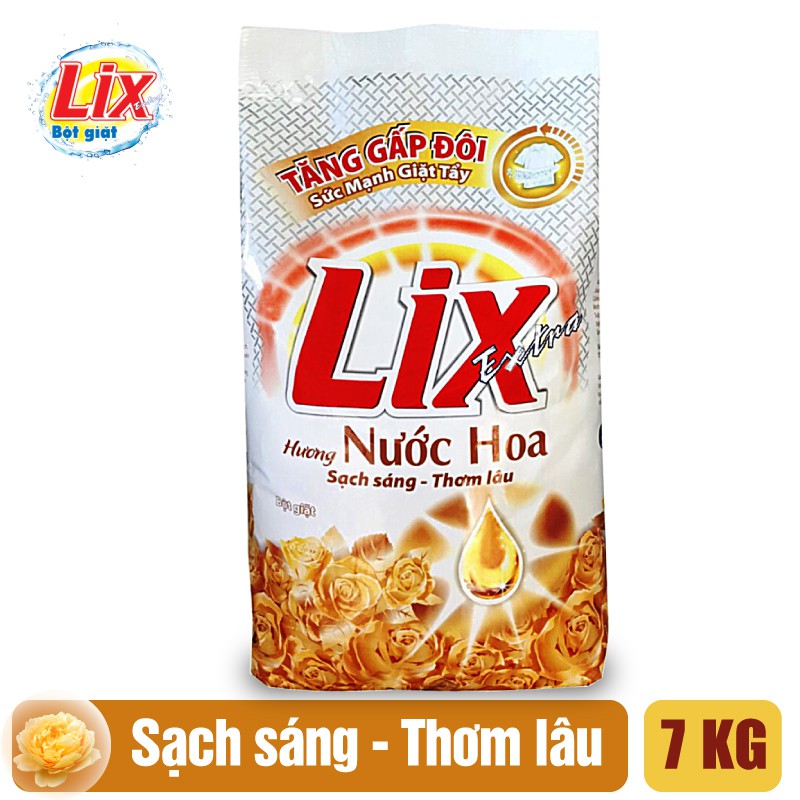 Bột giặt Lix hương nước hoa 7kg