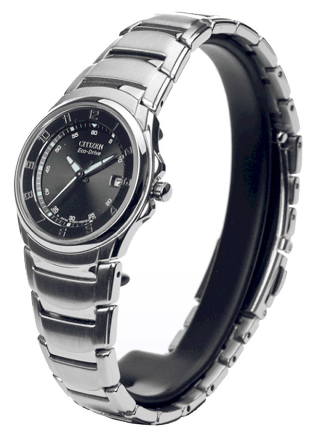 Đồng Hồ Nữ Citizen Dây Thép Không Gỉ EW1360-56E - Mặt Đen