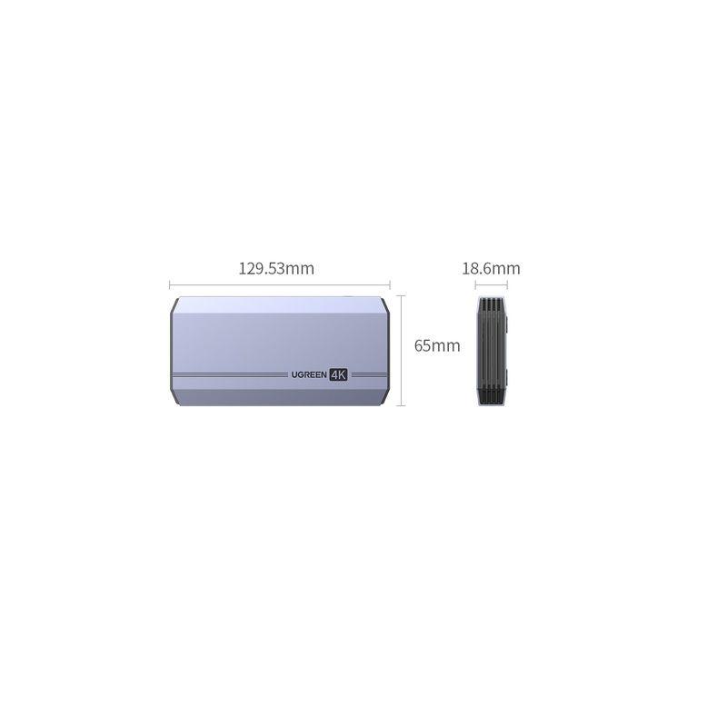 Ugreen UG80687CM540TK 4K30Hz Bộ chuyển HDMI + 3.5mm sang USB-C dùng ghi hình Livestream Capture - HÀNG CHÍNH HÃNG
