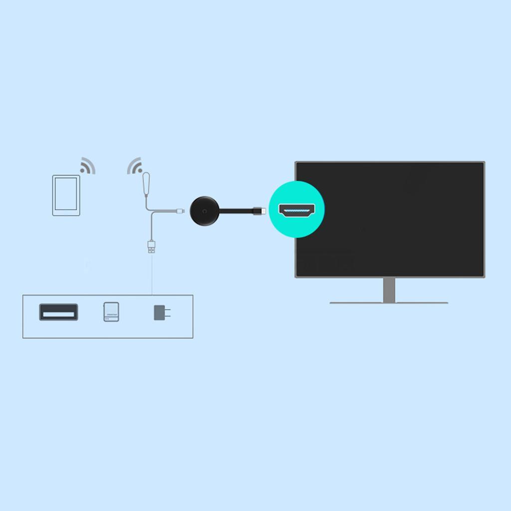 G12 1080P Wireless Wifi Display TV for Miracast Dongle Adapter HDMI Receiver PC