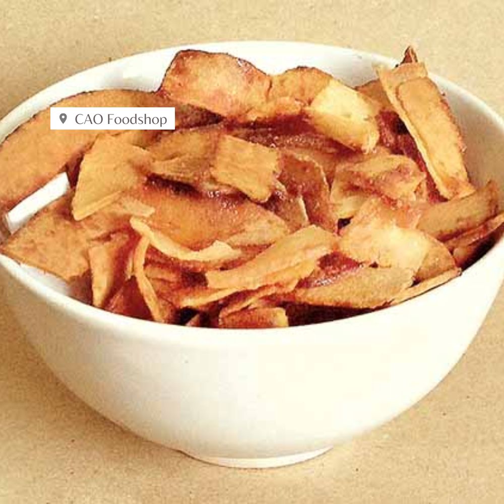 Dừa sấy giòn CAO Food giòn rụm từng miếng, siêu ngon từ 100% dừa non Bình Định tự nhiên