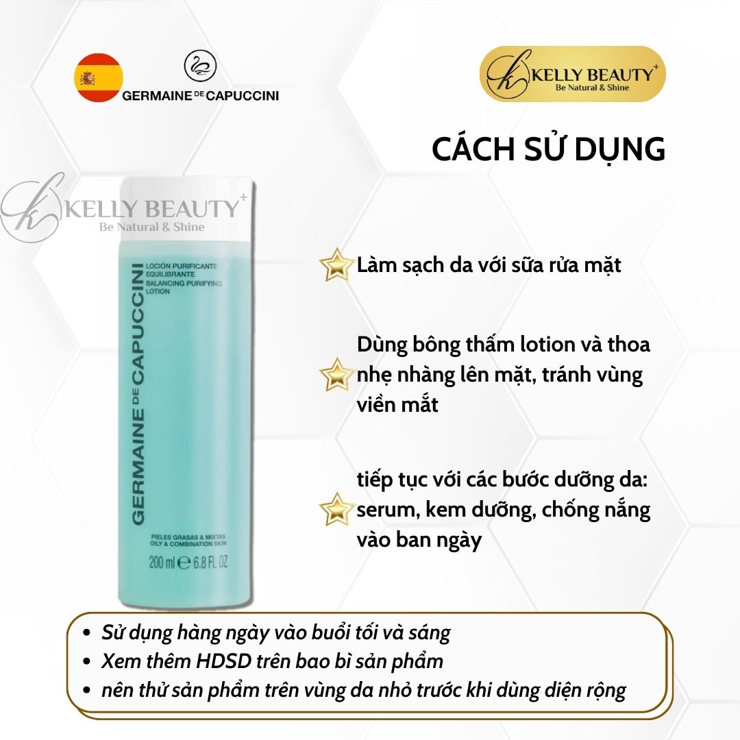 Nước Cân Bằng Da Dầu Germaine OPTIONS Balancing Purifying Lotion | Kelly Beauty