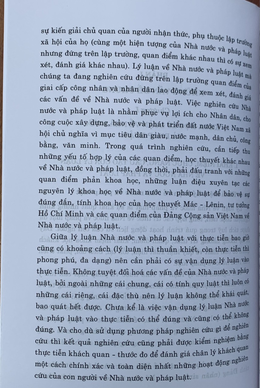 Giáo trình Lý luận về Nhà Nước và Pháp Luật (Tái bản lần thứ năm, có sửa chữa, bổ Sung)