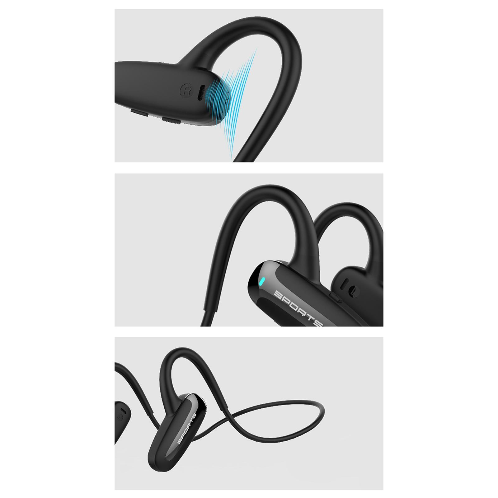 Air Bone Conduction Headphones Titanium Bluetooth 5.1 Open Ear Headset for Running Workout