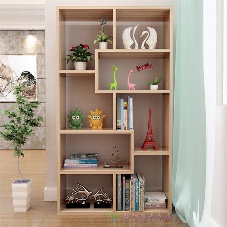 Kệ sách gỗ, kệ sách đứng nhiều tầng trắng, đen, vân gỗ - HOME DECOR