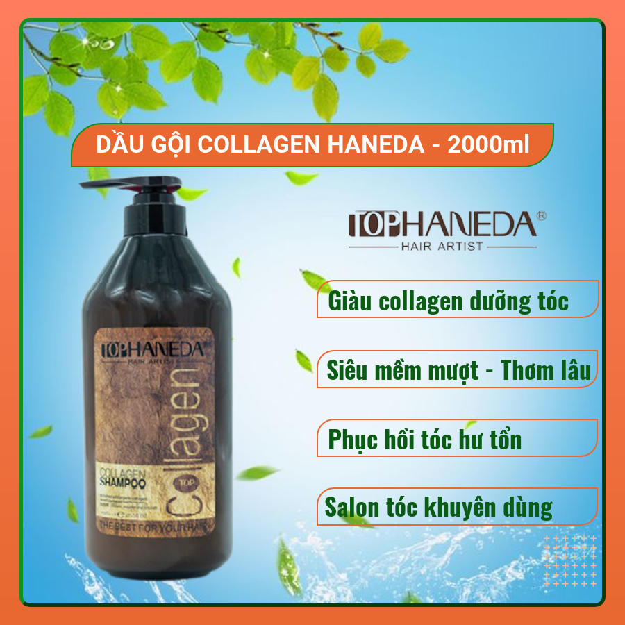 Dầu Gội Haneda Collagen 2000ml