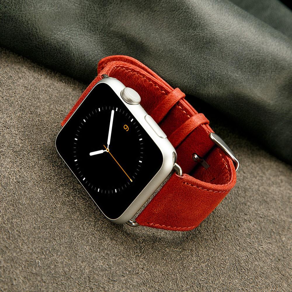 Dây da thật Jisoncase cho Apple Watch ( Nhiều màu)