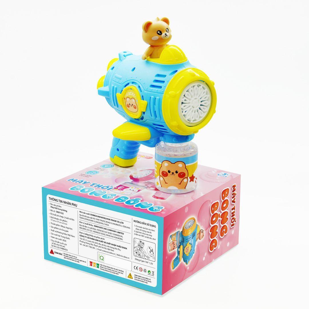 Đồ Chơi Máy Thổi Bong Bóng - Firstar DK81425 - Màu Hồng