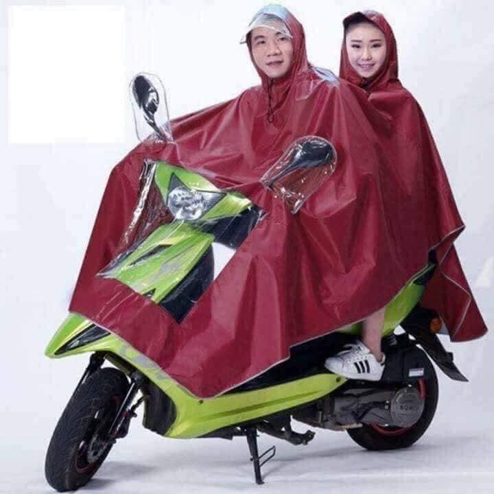 Áo Mưa Phản Quang 1 đầu, 2 đầu có kính che mặt tiện dụng