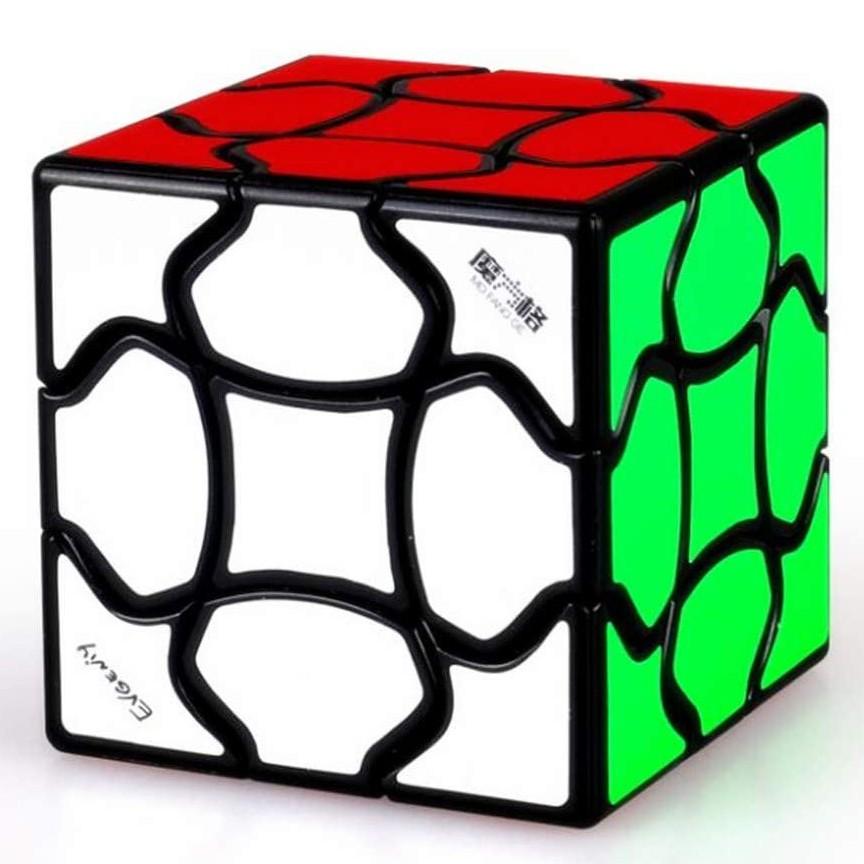 Rubik Biến Thể QiYi 4 nắm đấm chụm Fluffy Cube 3x3 4 cây nấm