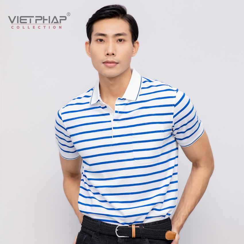 [QUÀ TẶNG ĐH600K] Áo Thun Dệt Kim Nam Trung Niên Tay Ngắn Cao Cấp 17181 Việt Pháp