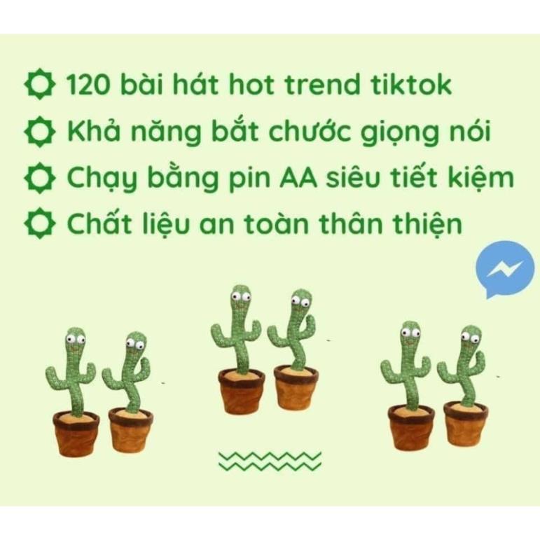 Xương rồng nhảy múa biết hát 120 bài hát nhạc việt nhại được giọng nói -theo hot tiktok
