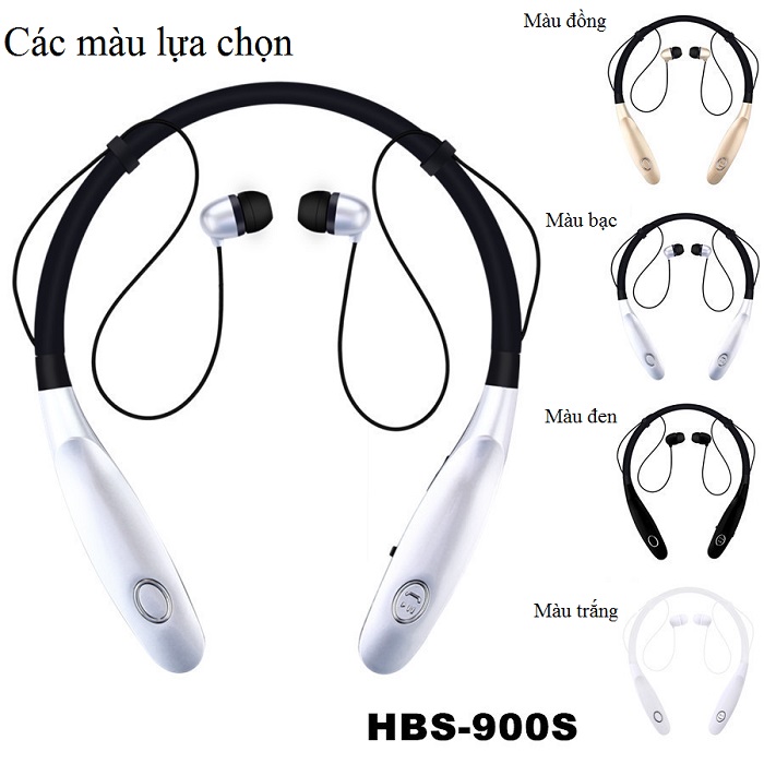 Tai Nghe Không Dây HBS 900S Công Nghệ Bluetooth 4.0, Mang Phong Cách Thể Thao Năng Động