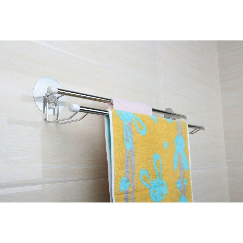 Kệ vắt khăn đôi dán tường GS 5003 siêu chắc