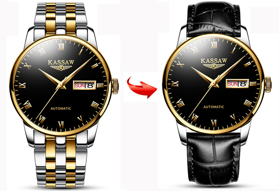 Đồng hồ nam chính hãng KASSAW K853-2 chống nước,chống xước,kính sapphire ,hàng mới 100% ,Đồng hồ cơ (Automatic)