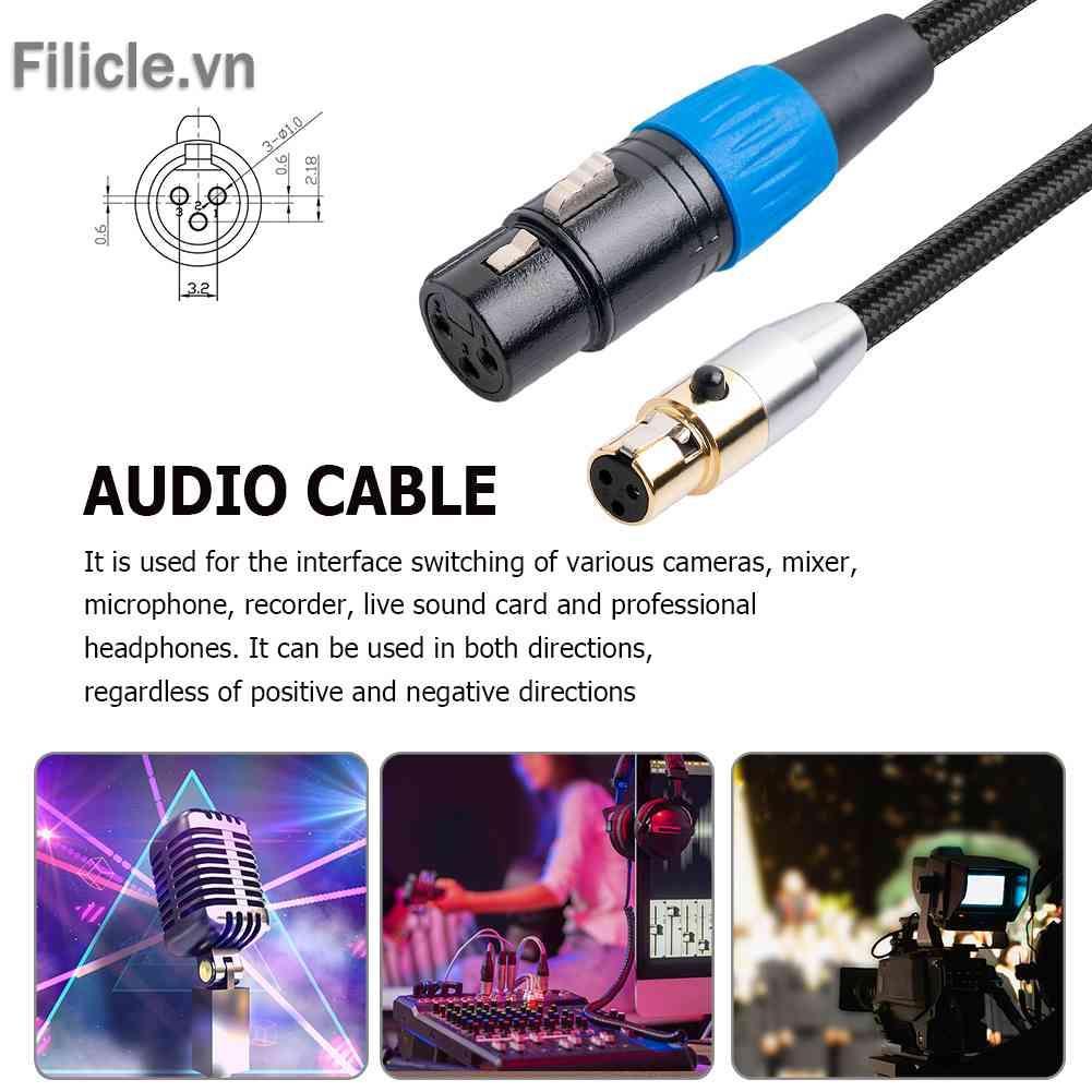 Cáp ChuyểN ĐổI Âm Thanh 3 Pin Mini XLR Sang XLR