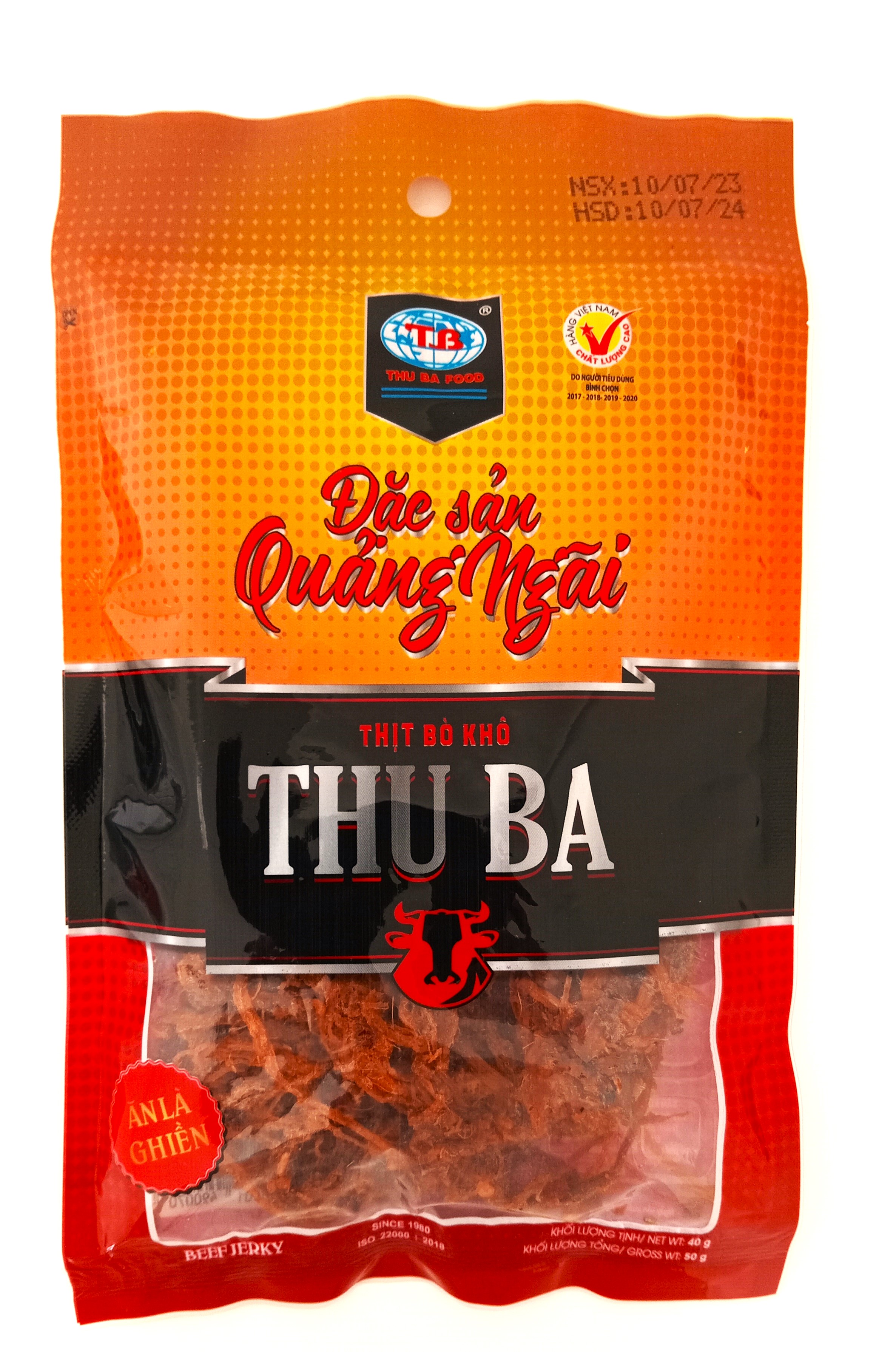 Bò Khô sợi Thu Ba (50g)