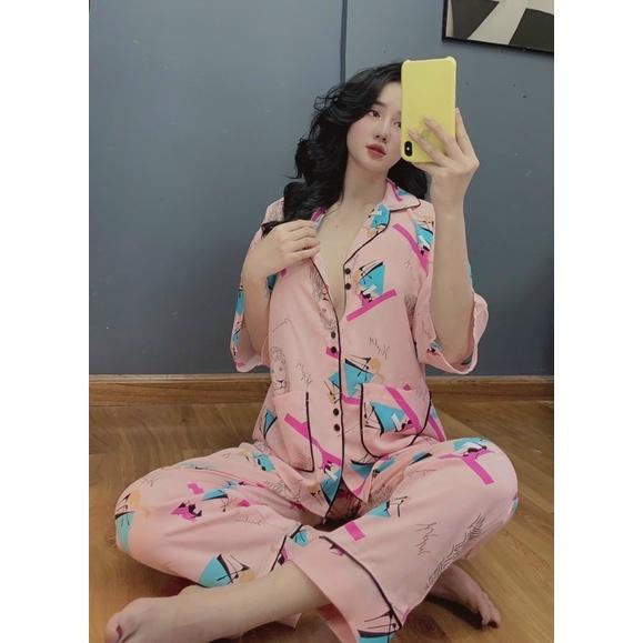 Pijama Lụa Maingo From Cánh Dơi Sang Chảnh, Thoải Mái, Mềm Mịn