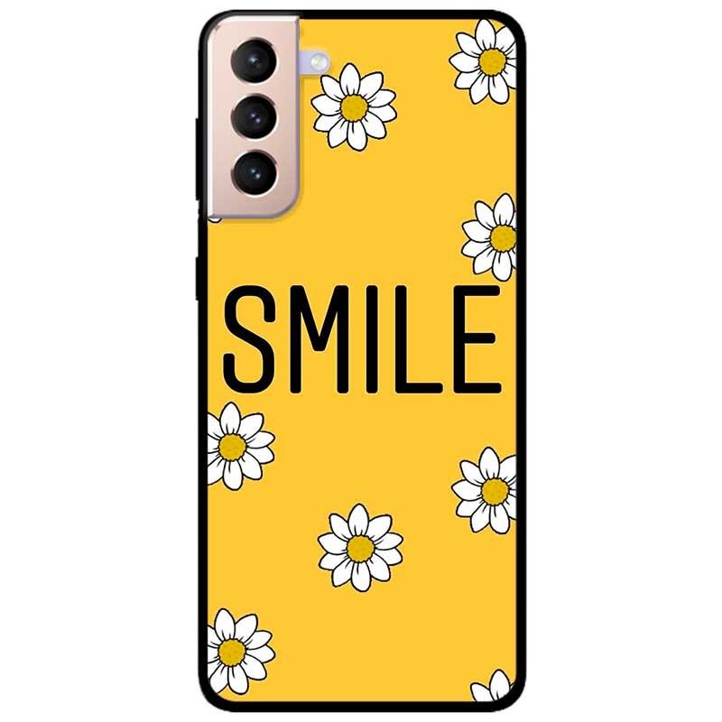 Ốp lưng dành cho Samsung Galaxy S22 - S22 Plus - S22 Ultra - mẫu Smile Hoa
