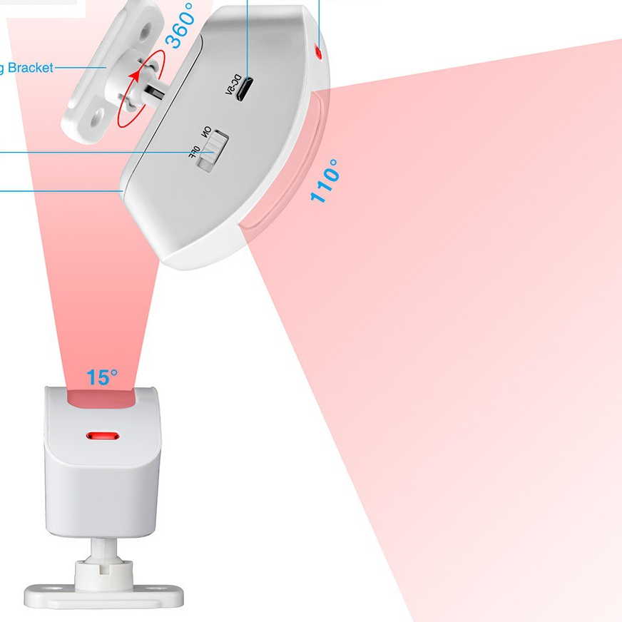 Cảm biến chuyển động, cảm biến hồng ngoại không dây sóng 433