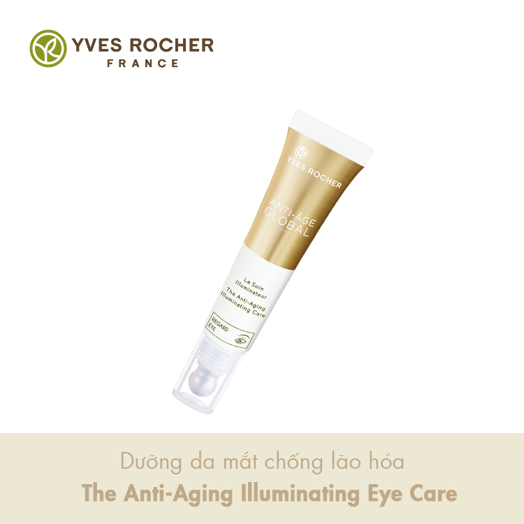 Dưỡng Da Mắt Chống Lão Hóa Yves Rocher The Anti-Aging Illuminating Eye Care 15ml