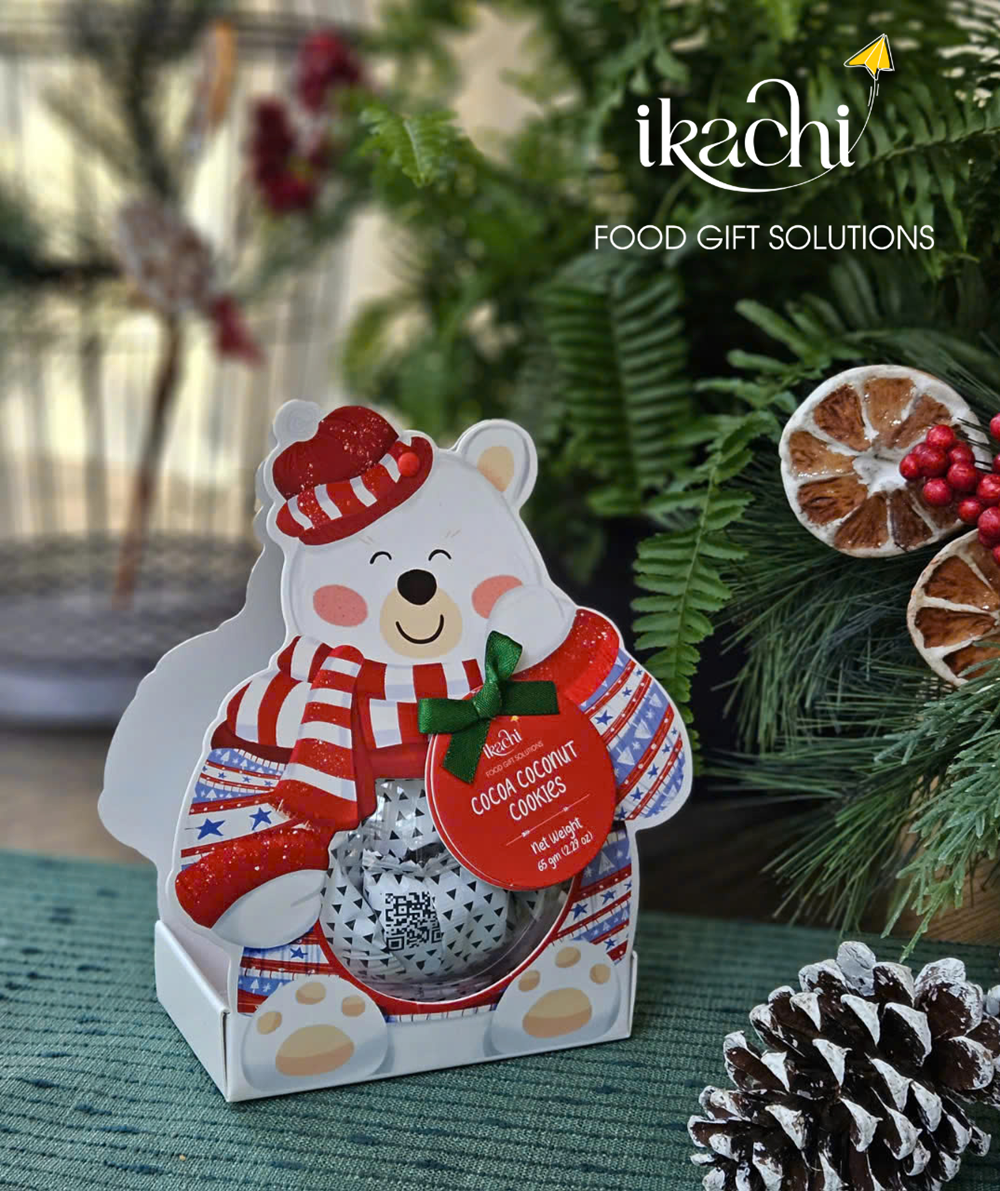 Hộp Quà Giáng sinh xanh &quot;Sweet Snow Bear - Gấu Tuyết Ngọt Ngào &quot; - Quà tặng Noel ý nghĩa cho gia đình, doanh nghiệp