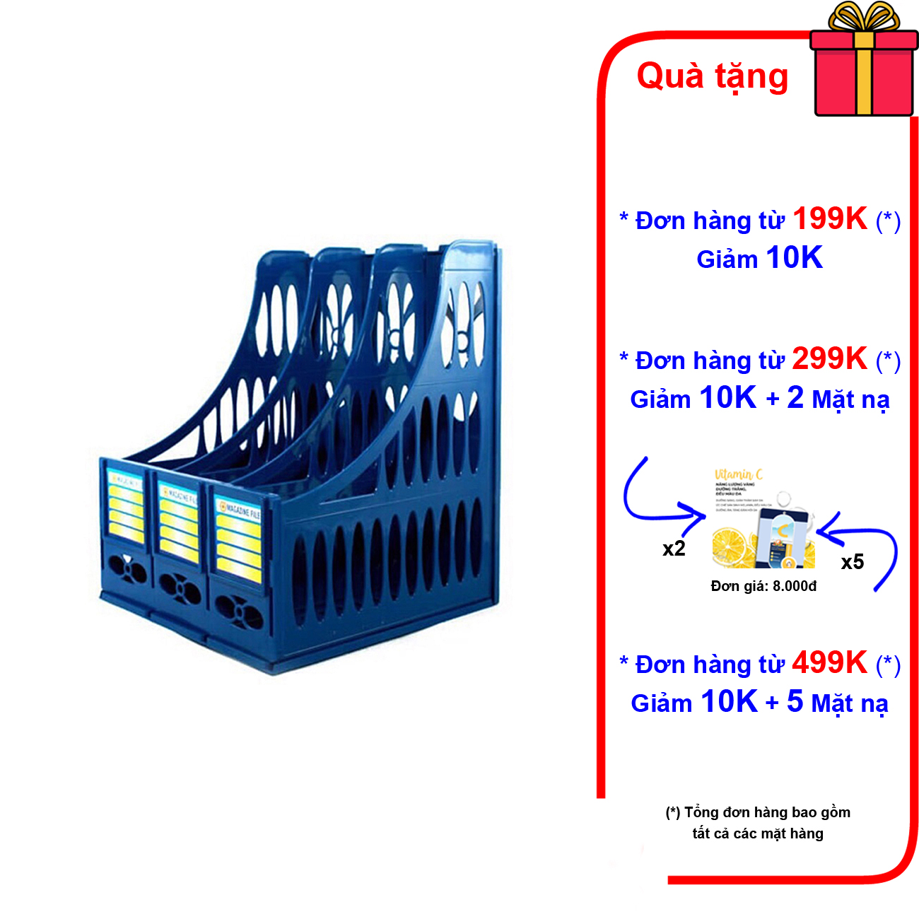 Kệ nhựa ráp liên hoàn 3 ngăn