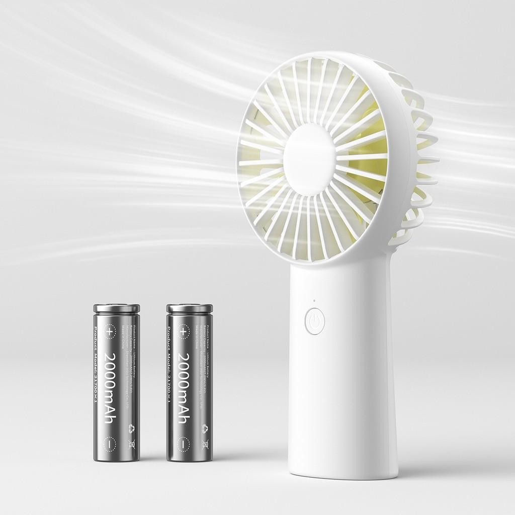 Quạt Cầm Tay Mini JISULIFE FA20X Plus ABS 4000mAh - Sạc Nhanh - Sử Dụng Lên Đến 16H - Hàng Chính Hãng