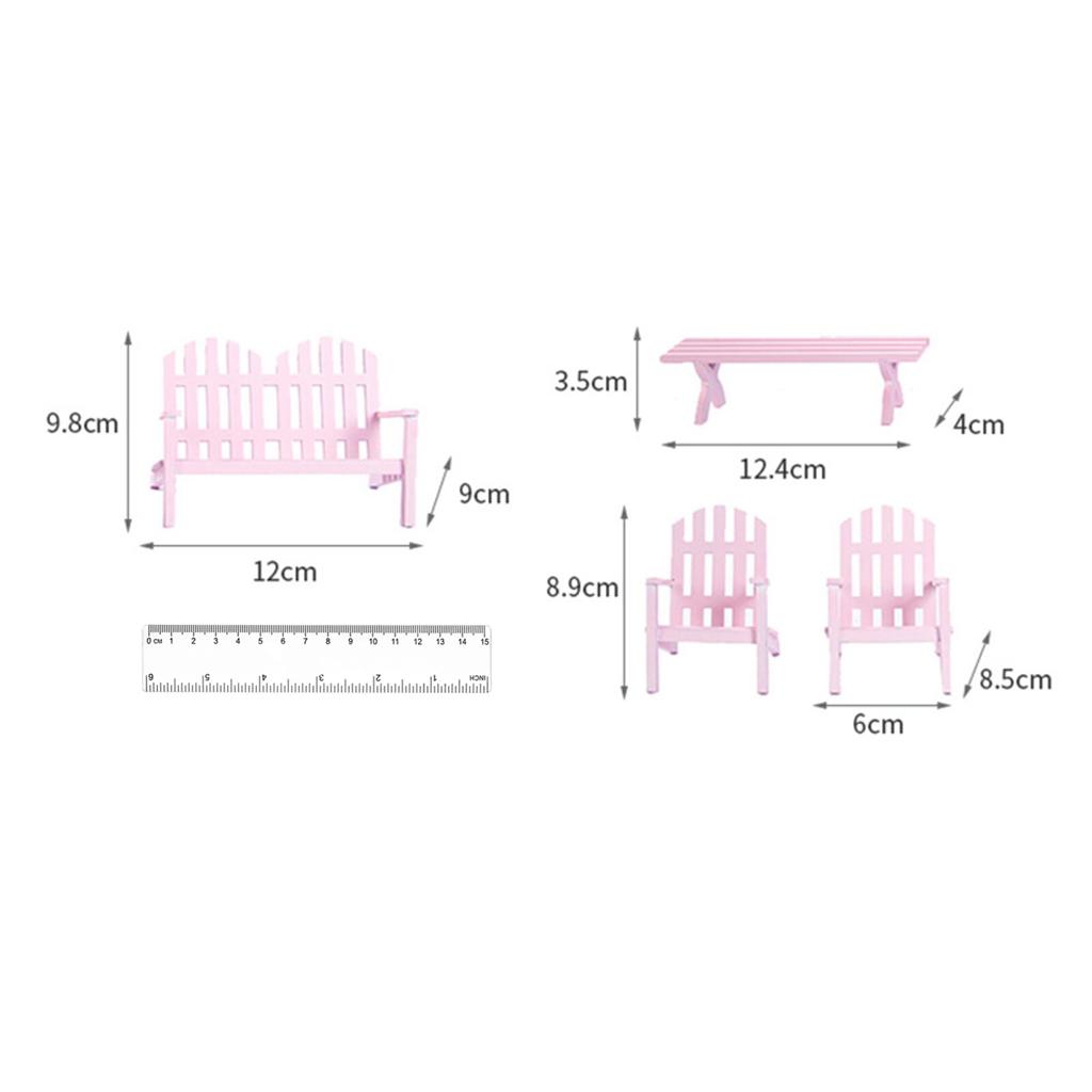 Simulation 1:12 Dollhouse Furniture Micro Landscape Model Garden Decor Props