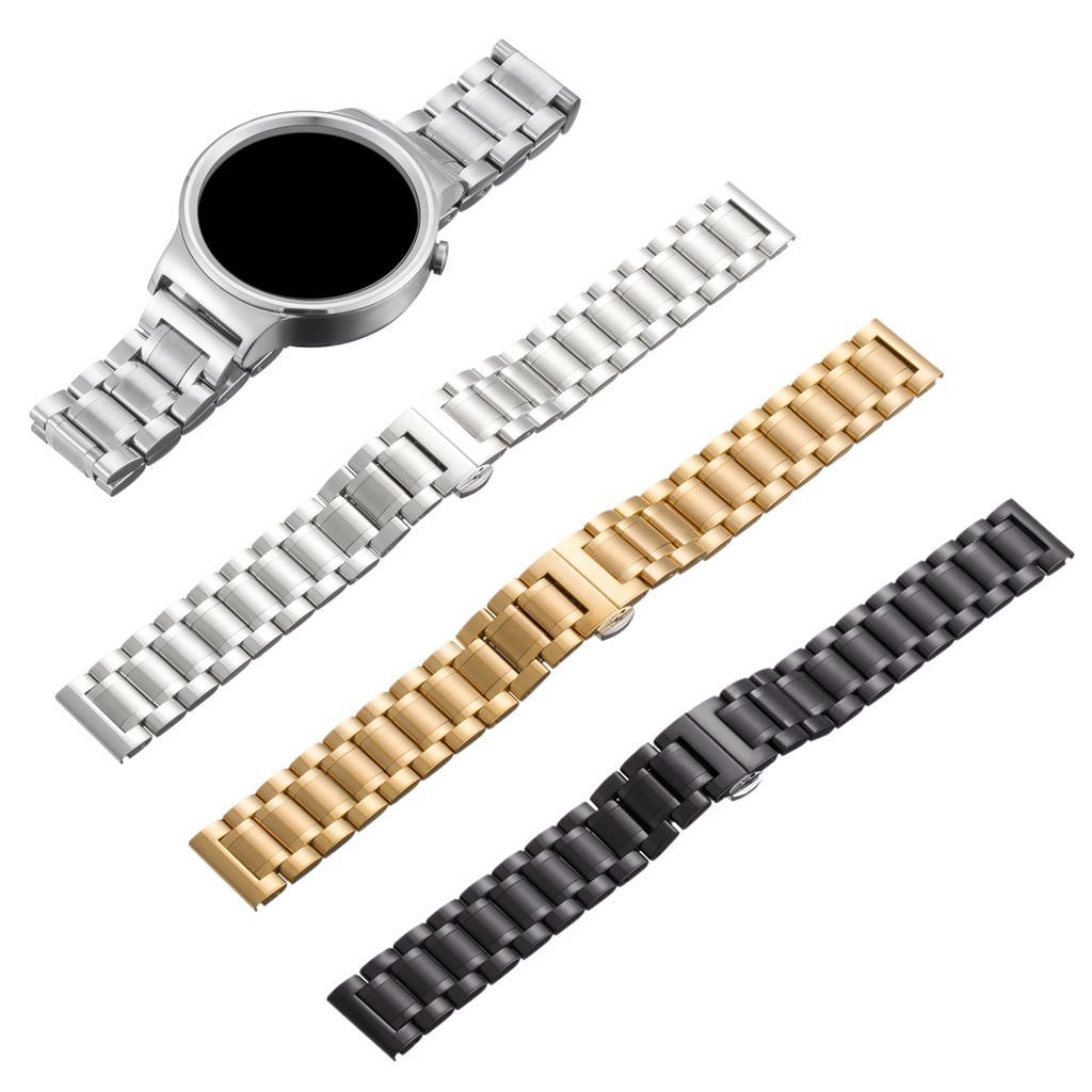 2Pack 22mm Stainless Steel Wrist Watch Band Strap For Huawei Sport Bracelet